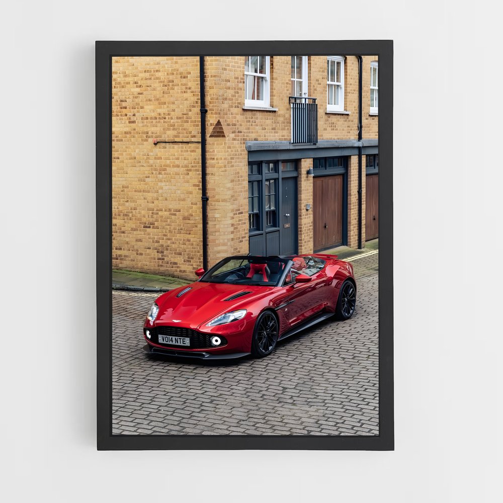Poster Vanquish zagato – affiche Aston Martin (vue 2)
